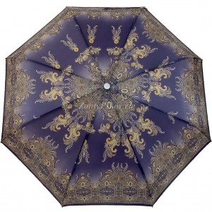 Стильный женский зонт, в три сложения, Style, полуавтомат, арт.1501-2-18